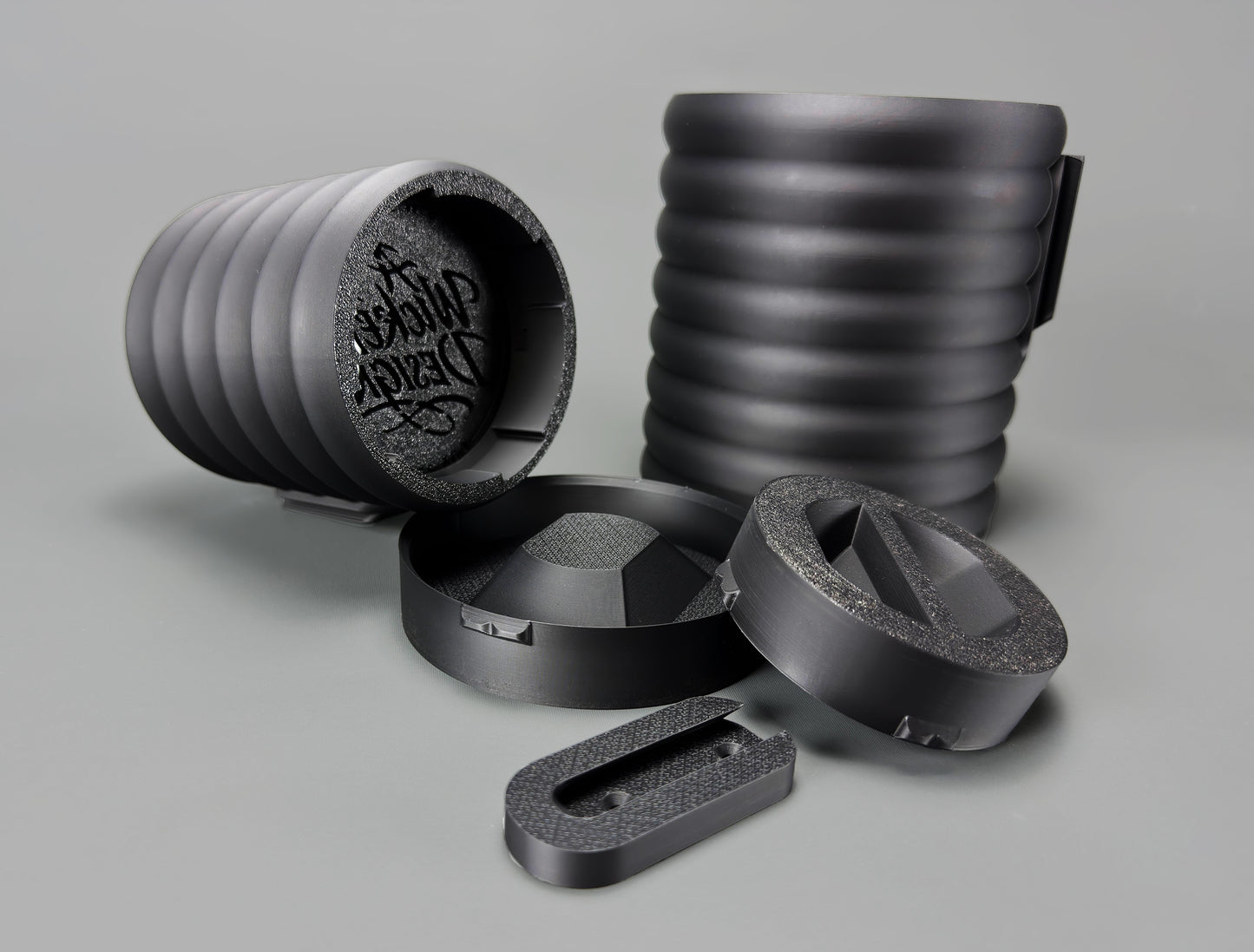 Väggkruka med droppskål - Ribby